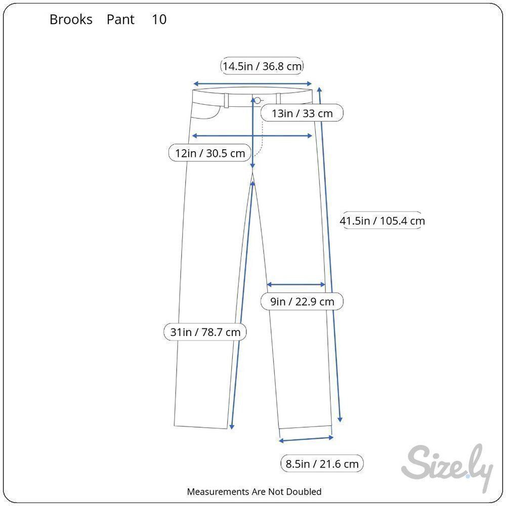 Brooks Pants Stretch Straight Leg Flat Front Black Size 10 Women's - Picture 7 of 7